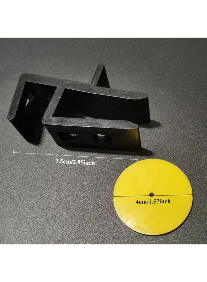 Simple Design Woodworking Line Marking Gauge Contour Shape Tool Plastic Material - Image 4