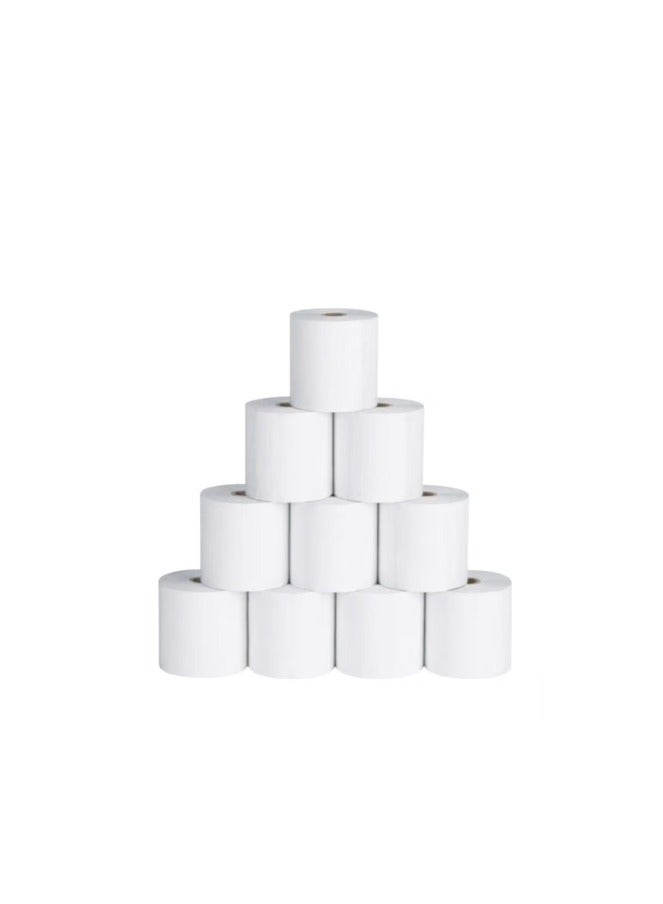 10 Piece POS Receipt Thermal Paper 80x80mm Size - Image 1