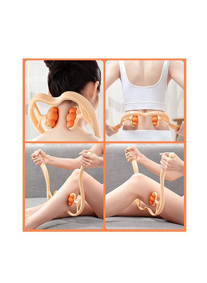 Royee 6 Ball Roller Neck Massagers  For Cervical Neck Shoulder Arms Leg Calf Thigh & Back Waist Pain Relief  - Image 3