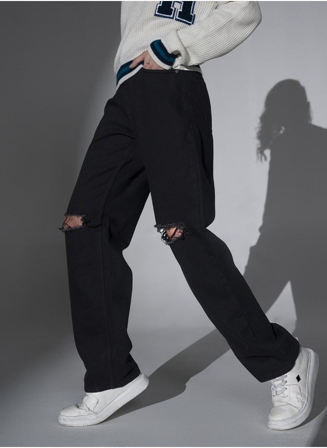 Hubberholme Black Jeans For Women  - Image 3