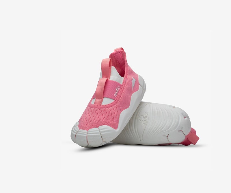 ARETTO Leaps, Kids Everyday Wear Shoes, Size S3 | EU 26, 27, 28 | Age 3-4 Years | Candy Floss - Image 2
