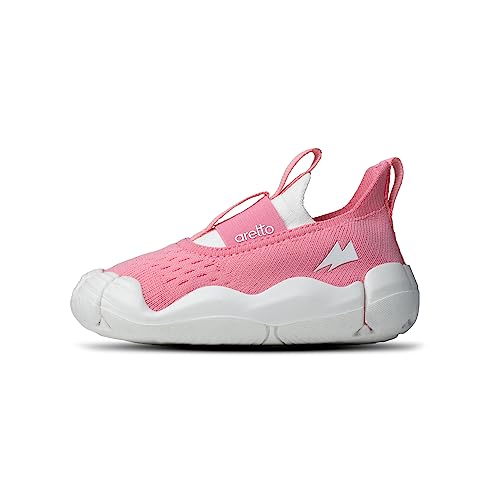 ARETTO Leaps, Kids Everyday Wear Shoes, Size S3 | EU 26, 27, 28 | Age 3-4 Years | Candy Floss - Image 1