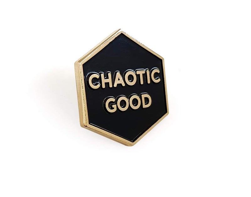 Pinsanity Chaotic Good Enamel Lapel Pin - Image 2