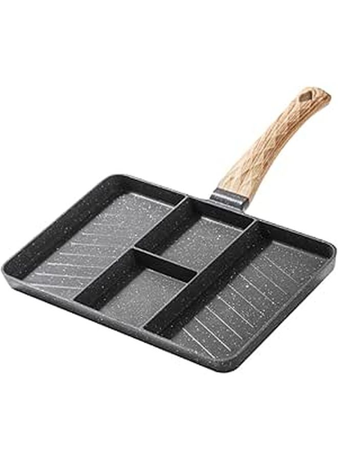 Black Maifan Stone Nonstick Frying Pan for Induction Stove Egg and Steak - Image 1