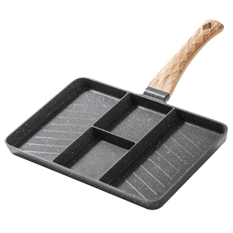 Black Maifan Stone Nonstick Frying Pan for Induction Stove Egg and Steak - Image 2