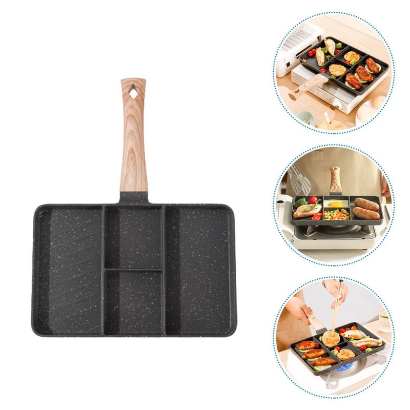 Black Maifan Stone Nonstick Frying Pan for Induction Stove Egg and Steak - Image 5