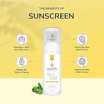 NEOLITH Neolith Sunscreen SPF 30 lotion Sun Protect Moisture Face Body Lotion to protect against harmful UVA and UVB rays 100 ml  - Image 2