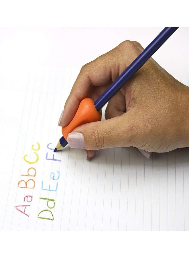 Cute critters Pencil Grips 5Pcs For Kids Handwriting Pencil Grip Posture Correction Training Writing Aids For Kids Toddler Preschoolers Students Children Special Needs (Random Color), Ink White - Image 2