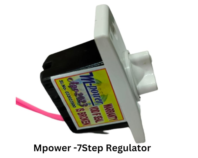M-POWER MPOWER 5pcs Ceiling Fan Regulator Switch Type7Step NonModular For Use in HomeOffice and more  - Image 2