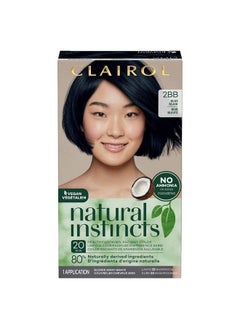 CLAIROL Natural Instincts Demipermanent Hair Dye 2Bb Blue Black Hair Color Pack Of 1  - Image 2
