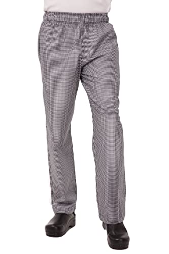 Chef Works Men's Essential Baggy Chef Pants, Small Check, XX-Large - Image 1