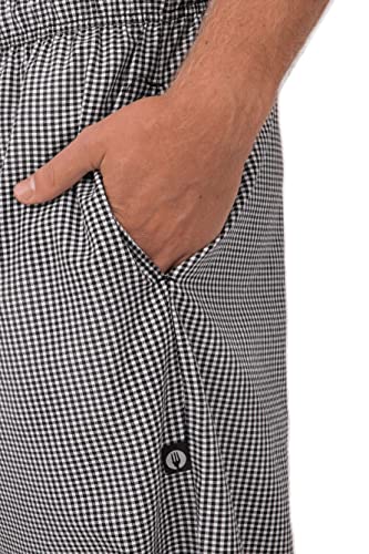 Chef Works Men's Essential Baggy Chef Pants, Small Check, XX-Large - Image 5
