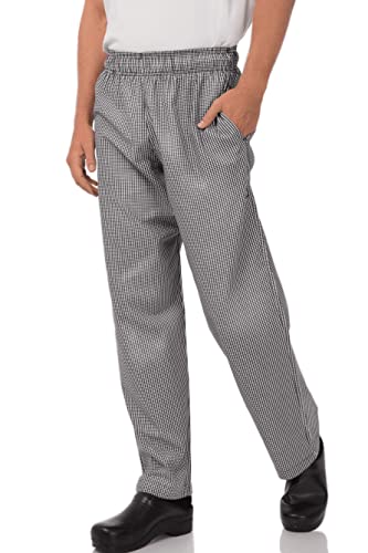Chef Works Men's Essential Baggy Chef Pants, Small Check, XX-Large - Image 2