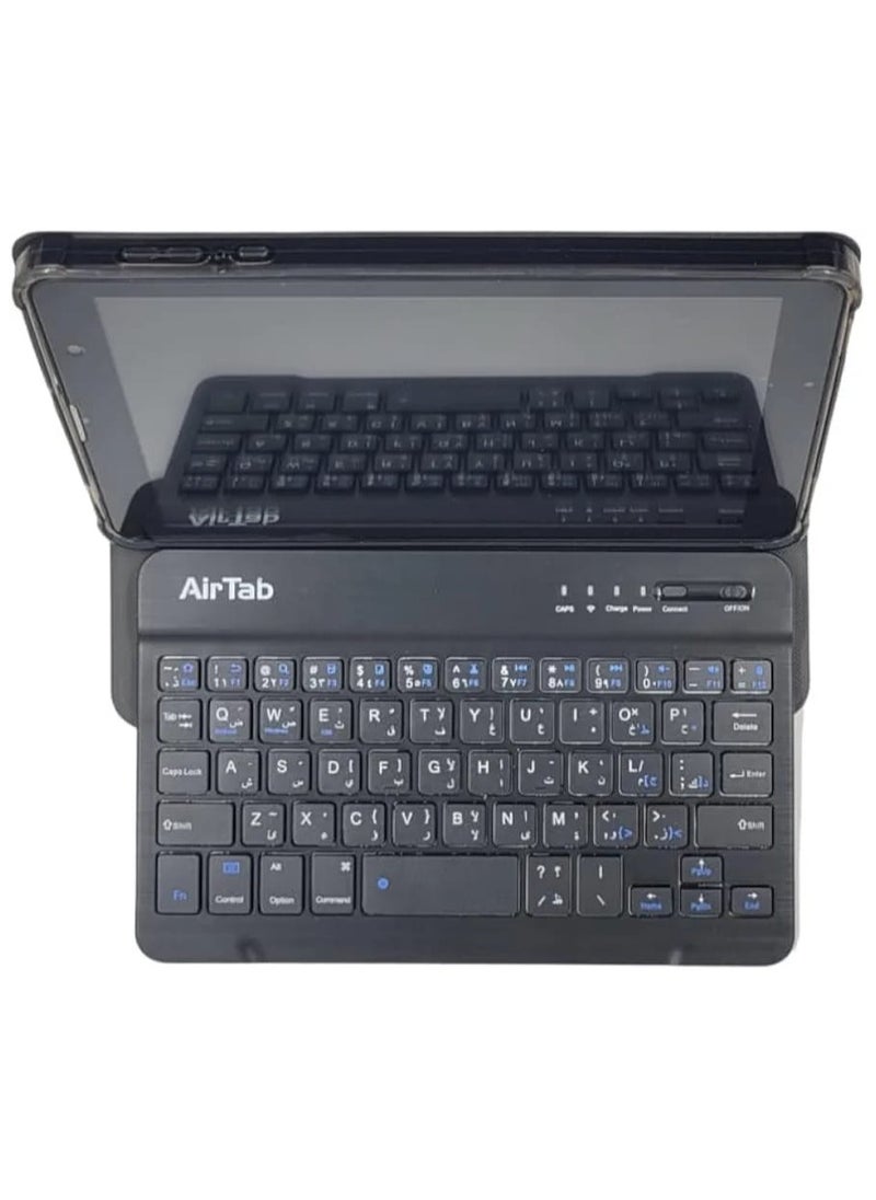 AirTab A09 Tablet with Keyboard, 8 inch FHD Screen, 1TB Internal Memory, 16GB RAM - with Powerful 10,000mAh Battery, Gold