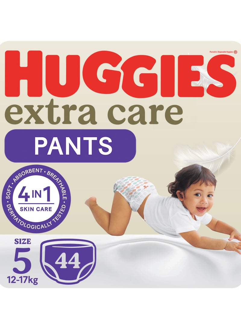 HUGGIES Extra Care Baby Culottes Size 5 12-17 kg Jumbo Pack 44 Diapers - Image 1