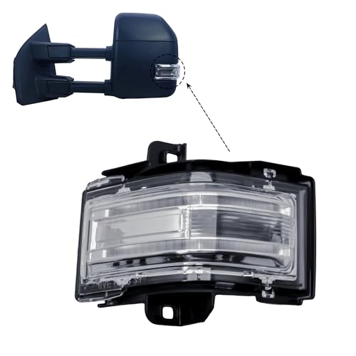 LONGLING Replacement Driver Left Side Door Towing Mirror Turn Signal Light Lamp Indicator for Ford F-150 F 250 F350 F-450 F550 from 2015 to 2024 - Image 2