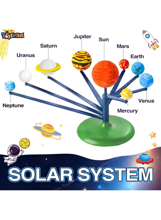 Toyshine Toyshine My Working Solar System Assemble Paint and Learn DIY Planetarium Model Activity Kit STEM Educational Learning Creative Fun Cum Indoor Game for Boys and Girls 8+  - Image 4