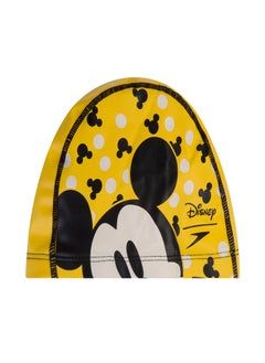 speedo Kids' X Disney Mickey Print Pace Swimming Cap Yellow  - Image 2