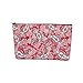 GUSTARIA Empty Mahjong BagThickened Red Printed American Mahjong Tiles Bag Case Only - Image 2