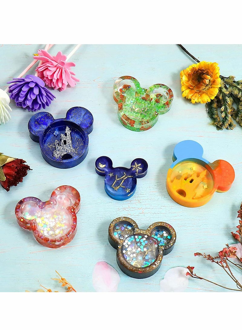 KASTWAVE Resin Molds, Cute Mouse Heads, Epoxy Resin, Silicone Castle Arch Casting Molds Are Used To Make Handmade Crafts(2PCS) - Image 4