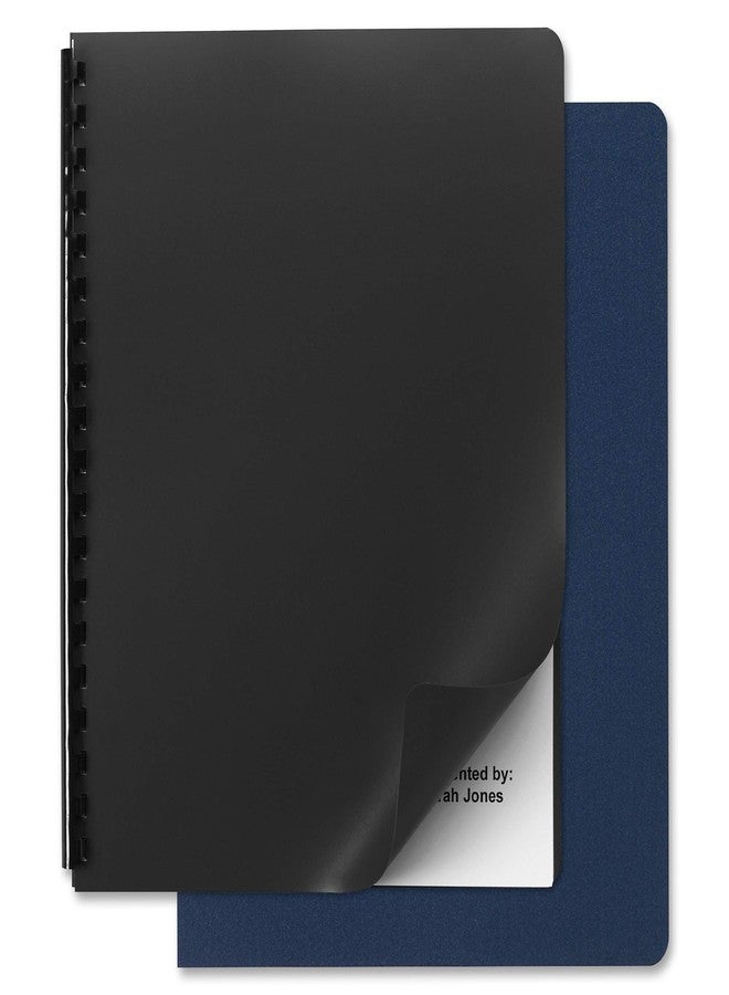 جي سي بي أغطية نظام التجليد البلاستيكي المعتم Swingline GBC 25730، 11-1/4 × 8-3/4، أزرق داكن (عبوة من 25) - Image 3