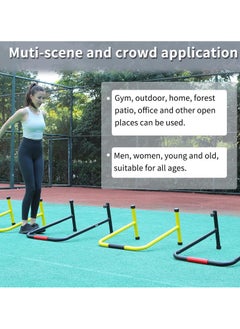 Generic Heavy Duty Multi-Function Dip Stand Home Gym Heavy Duty Parallettes Exercise Bars Black  - Image 3