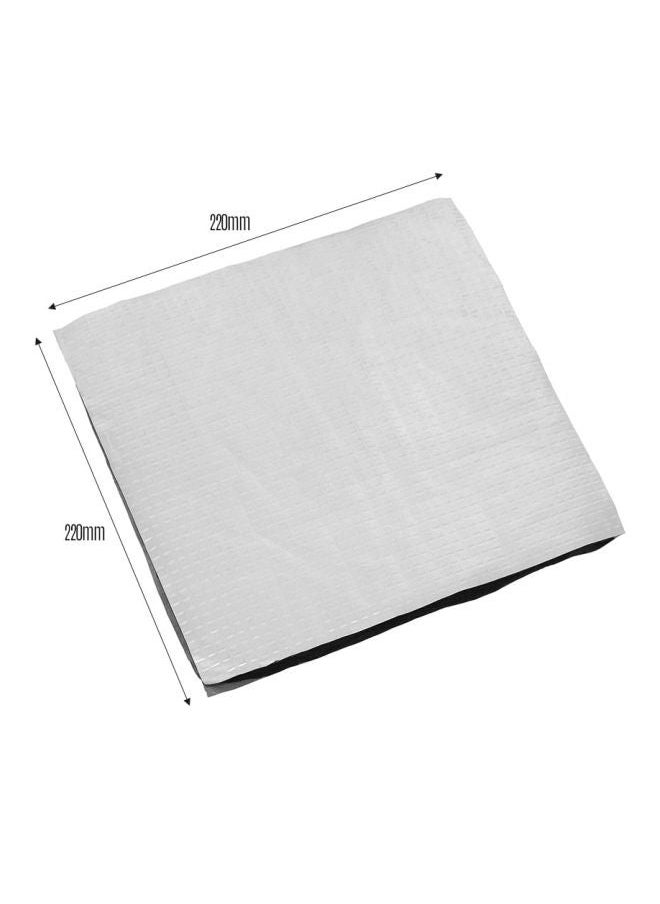 NIBEMINENT 2-Piece Heated Bed Foam Foil Insulation Mat Sticker Set White  - Image 3