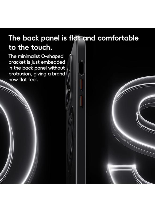 اس-توب جراب لهاتف iPhone 13 Pro Max مصنوع من ألياف الكربون MagSafe مع حامل دوار 360 درجة - Image 4