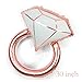 Delphinus Diamond Ring Foil Balloon Set 5pcs Bridal Shower Supplies for Bridal Shower Bride to be Party Wedding Engagement Decoration - Image 2