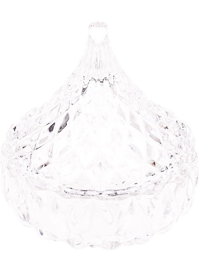AKDC Glass Candy Pot L(7CM) XW(7CM) XH(8CM) transparent - Image 1