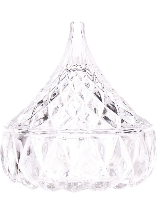 AKDC Glass Candy Pot L(7CM) XW(7CM) XH(8CM) transparent - Image 2
