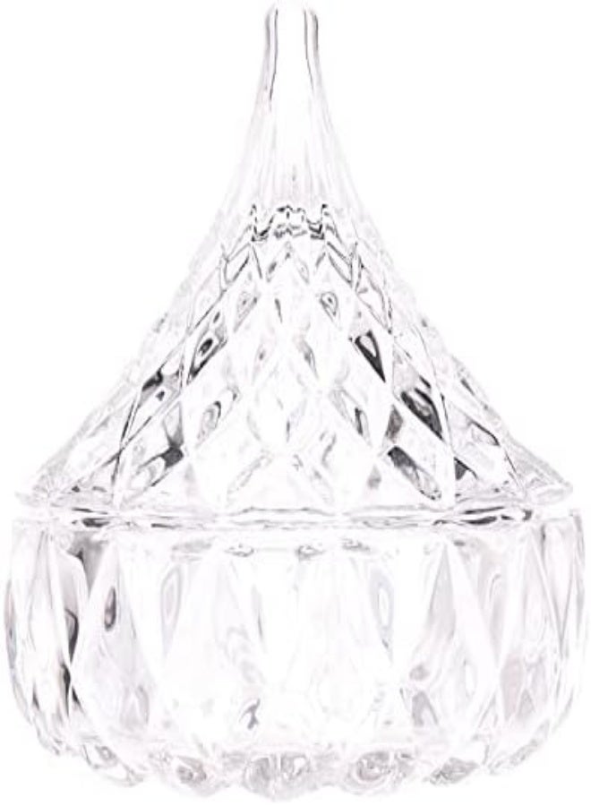 AKDC Glass Candy Pot L(7CM) XW(7CM) XH(8CM) transparent - Image 4