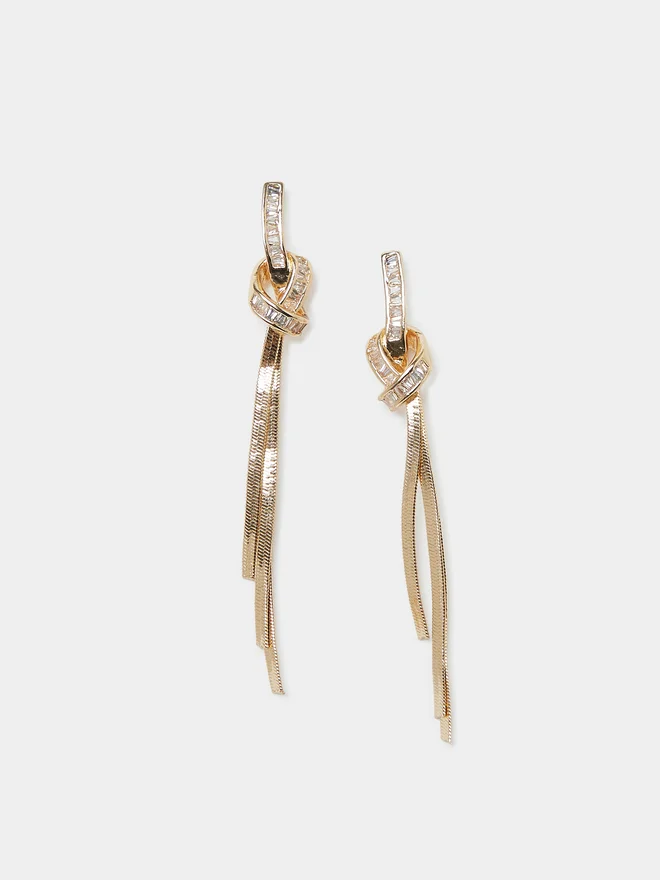 Styli Tassel Knot Earrings