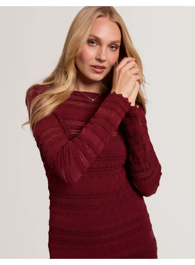 Ted Baker  Long Sleeve Knitted Midi Dress for Women | Best Price UAE
