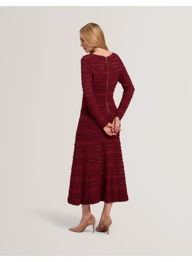 Ted Baker  Long Sleeve Knitted Midi Dress for Women | Best Price UAE