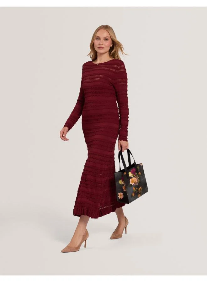 Ted Baker  Long Sleeve Knitted Midi Dress for Women | Best Price UAE