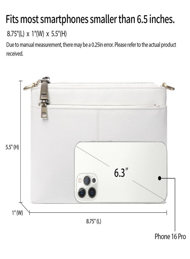 SENDEFN Leather Crossbody Bag for Women Small Clutch Purses Crossbody Shoulder Handbag Wallet Purses RIFD Card Slots - Image 4