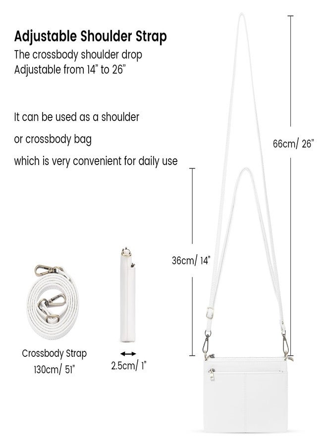 SENDEFN Leather Crossbody Bag for Women Small Clutch Purses Crossbody Shoulder Handbag Wallet Purses RIFD Card Slots - Image 5