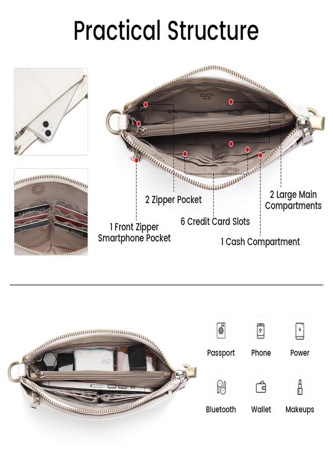 SENDEFN Leather Crossbody Bag for Women Small Clutch Purses Crossbody Shoulder Handbag Wallet Purses RIFD Card Slots - Image 2
