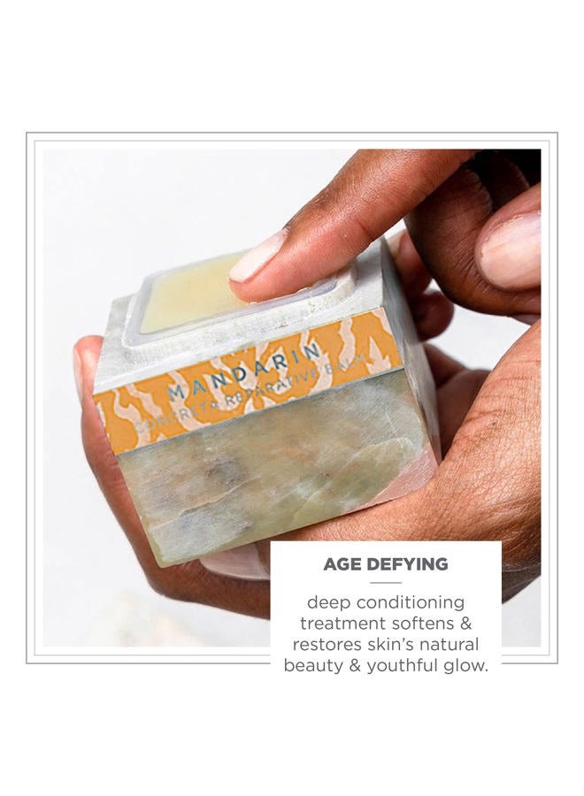 zents Concreta Firming Repair Balm & Solid Parfum (Mandarin Fragrance) | Moisturizing Shea Butter & Coconut Oil for Skin | 1.25 fl oz - Image 2