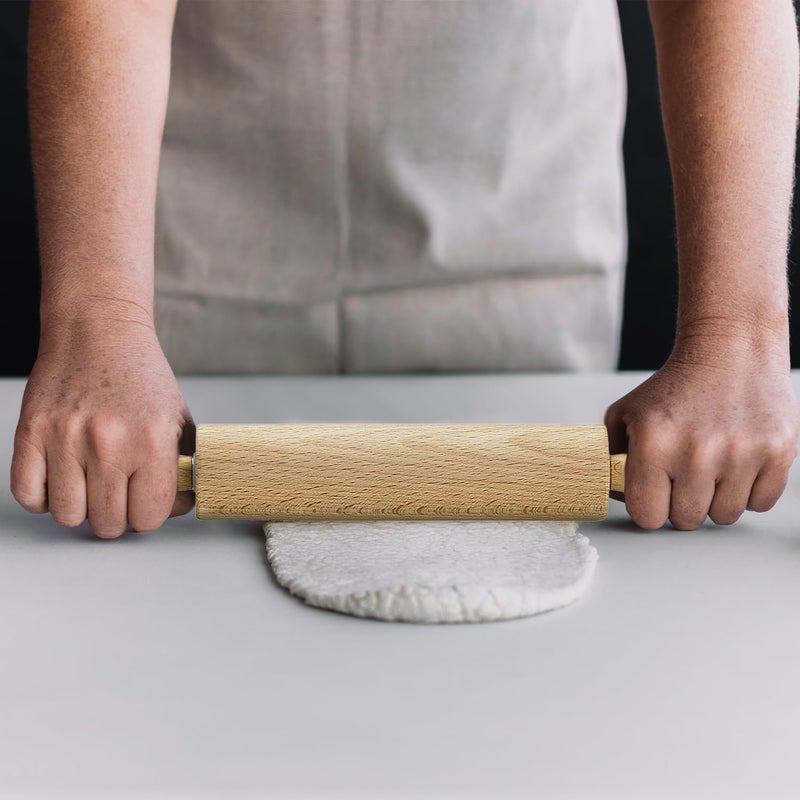 Mrs. Anderson's Baking Children's Wooden Rolling Pin - German Beechwood with Steel Ball Bearings, 7 x 1.5 Inches - Image 4