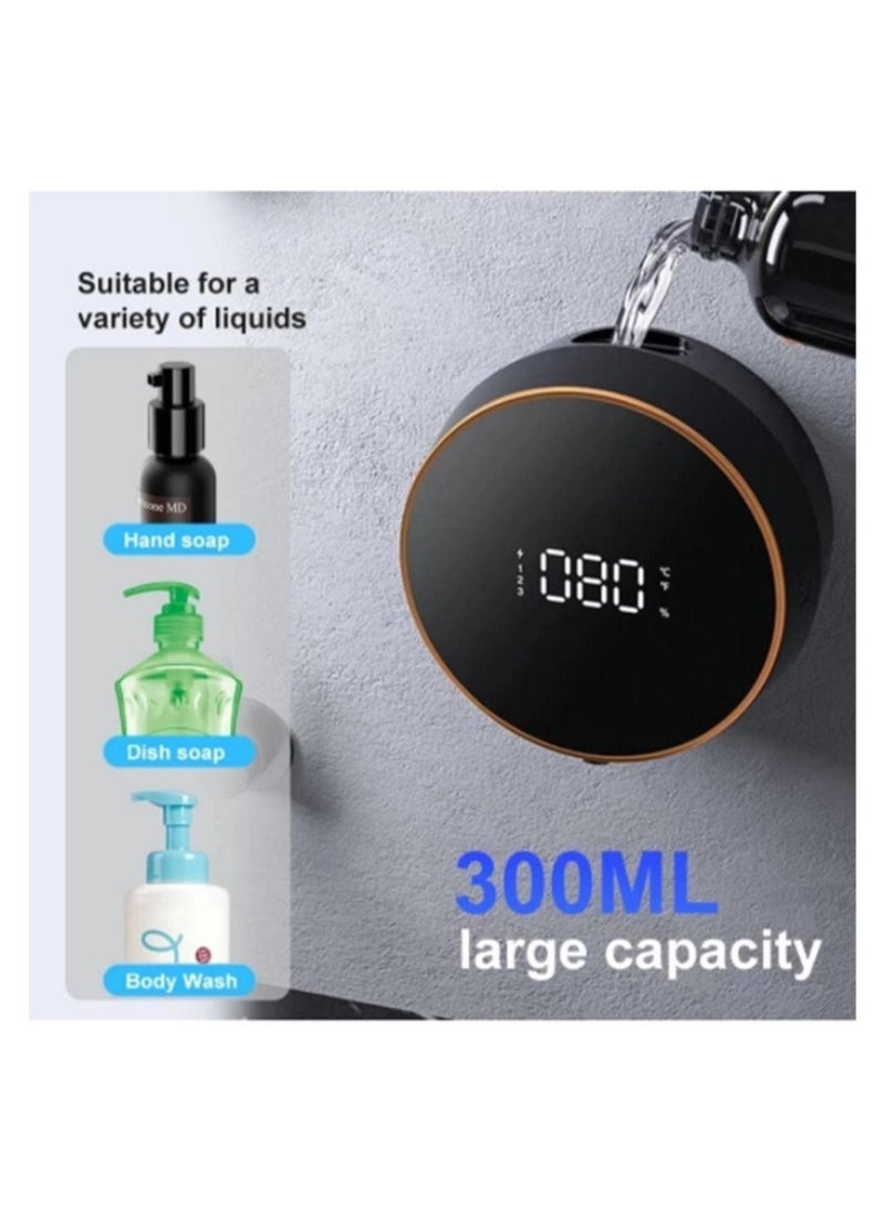 Generic - Automatic Soap Dispenser, Non-contact Foaming Soap Dispenser with Infrared Sensor, Ipx5 Waterproof, Class 3 Foam, Multi-liquid Use, Wall Mounted Automatic Soap Dispenser, Easy Installation - Image 1