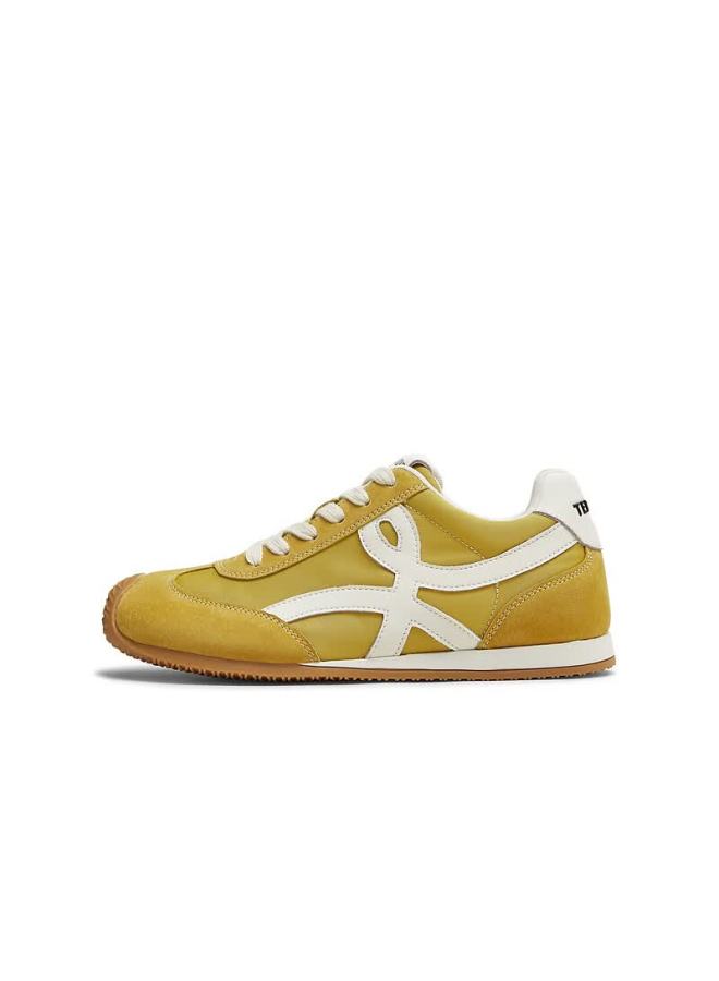 Tianmeiyi Rainbow Sandwich Candy Agan Training Shoes Women's New Yellow Size 34 - Image 1
