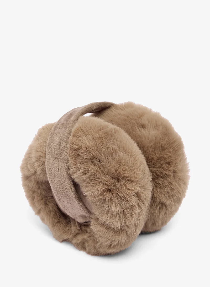 جينجر Faux Fur Ear Muffs
