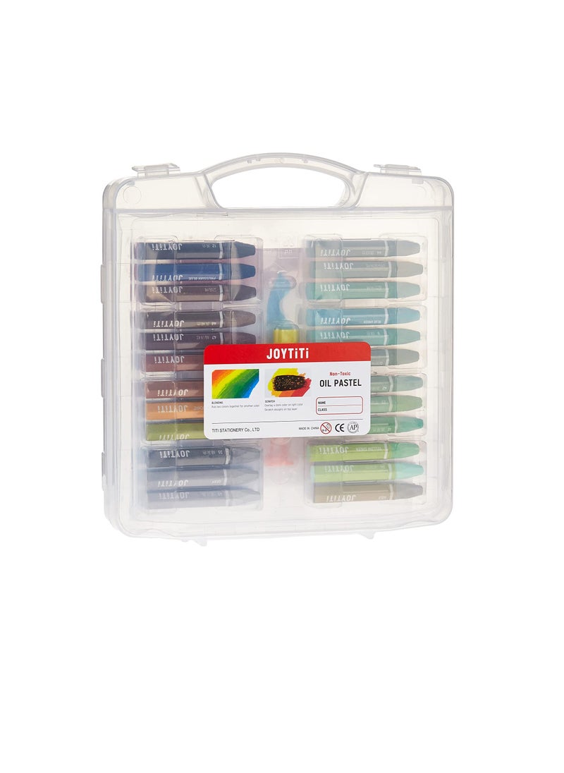 TiTi TITI OIL PASTELS 48COLOR 75MM HEXAGONAL IN PP CASE  - Image 2