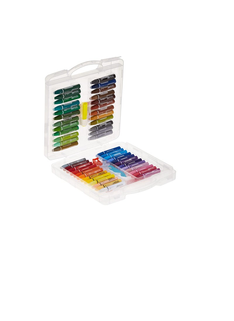 TiTi TITI OIL PASTELS 48COLOR 75MM HEXAGONAL IN PP CASE  - Image 3