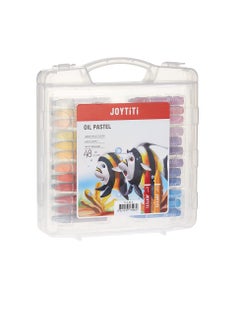 TITI OIL PASTELS 48COLOR 75MM HEXAGONAL IN PP CASE
