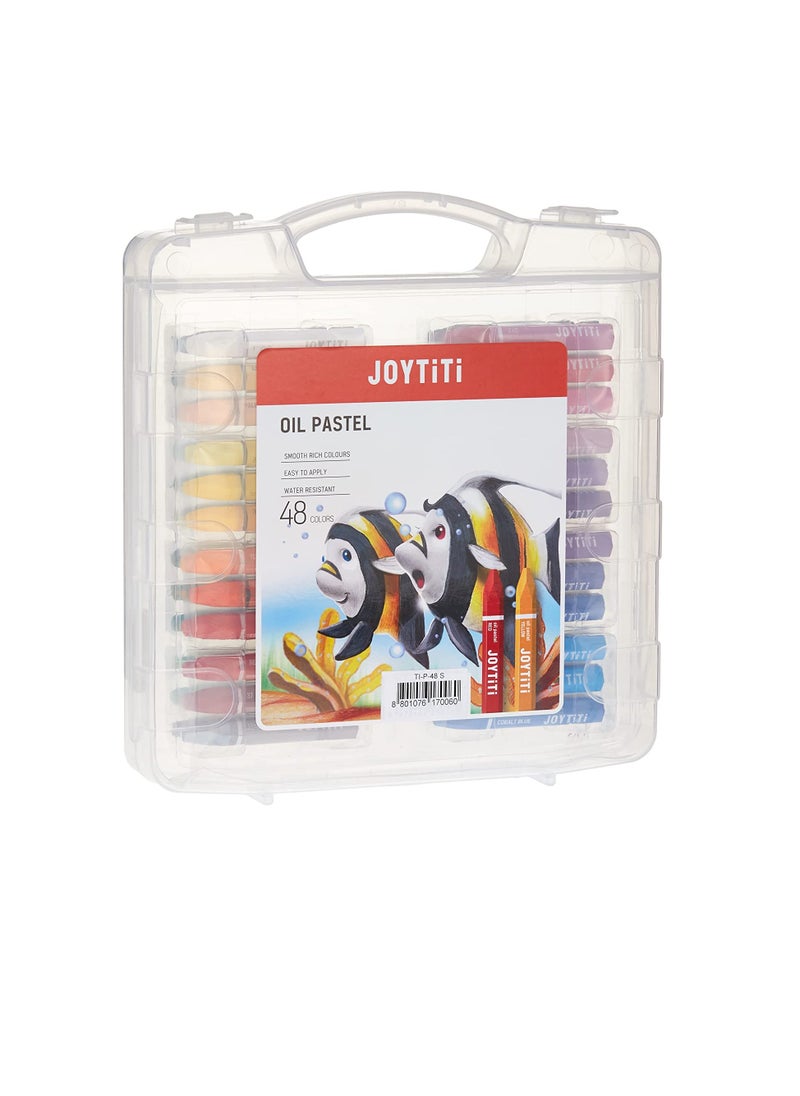 TiTi TITI OIL PASTELS 48COLOR 75MM HEXAGONAL IN PP CASE  - Image 1