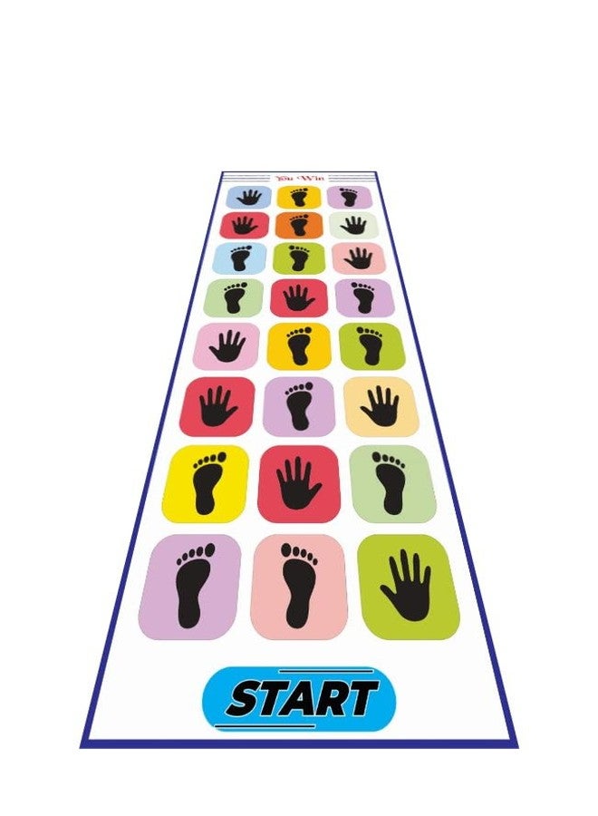 Dorytoys Dorytoy Hopscotch Mat for Kids Floor Games Playmats & Floor Gyms Kith-Kith, Stapu, Langdi, Ekka Dukka, Paandi, Kunte Bille Unique Balancing Game - Image 1