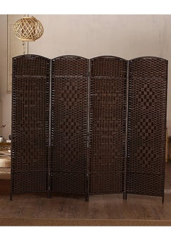 Generic 4 Panel Room Divider Dark Brown  - Image 4